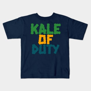 Kale Of Duty Kids T-Shirt